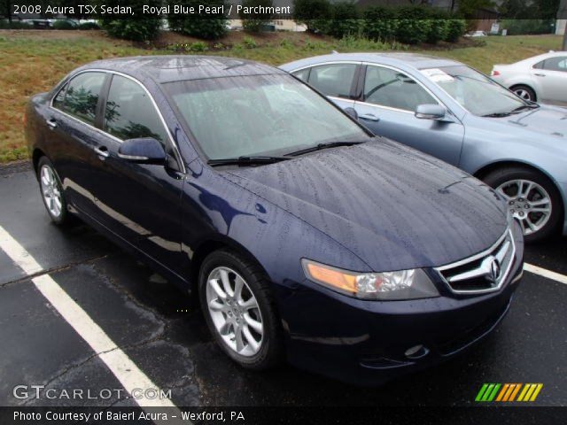 2008 Acura TSX Sedan in Royal Blue Pearl