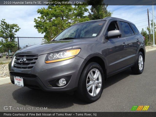 2010 Hyundai Santa Fe SE in Harbor Gray Metallic