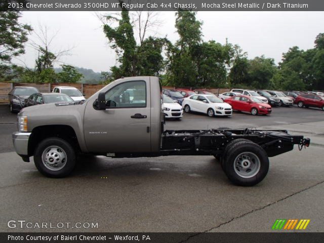 2013 Chevrolet Silverado 3500HD WT Regular Cab 4x4 Chassis in Mocha Steel Metallic