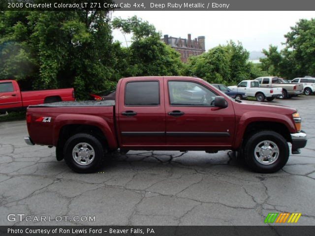 2008 Chevrolet Colorado LT Z71 Crew Cab 4x4 in Deep Ruby Metallic