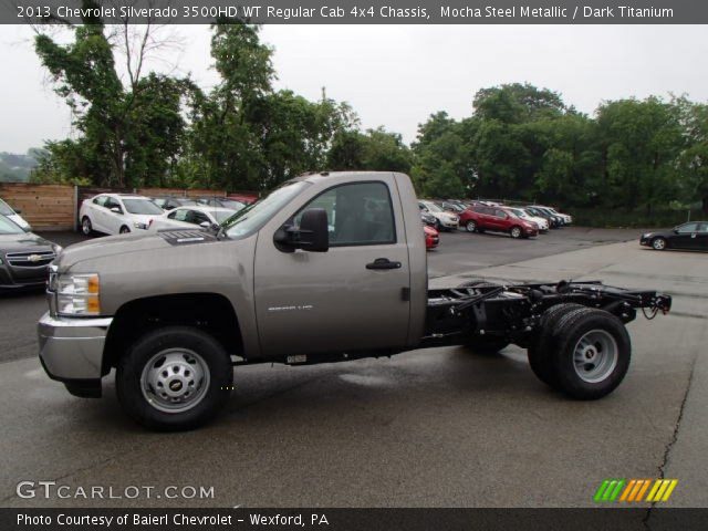 2013 Chevrolet Silverado 3500HD WT Regular Cab 4x4 Chassis in Mocha Steel Metallic