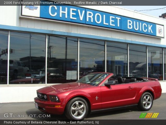 2006 Ford Mustang V6 Premium Convertible in Redfire Metallic