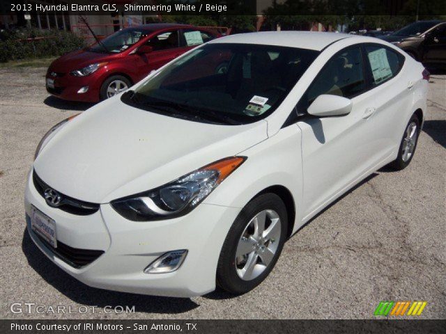 2013 Hyundai Elantra GLS in Shimmering White