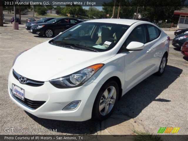 2013 Hyundai Elantra GLS in Shimmering White