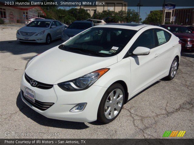 2013 Hyundai Elantra Limited in Shimmering White