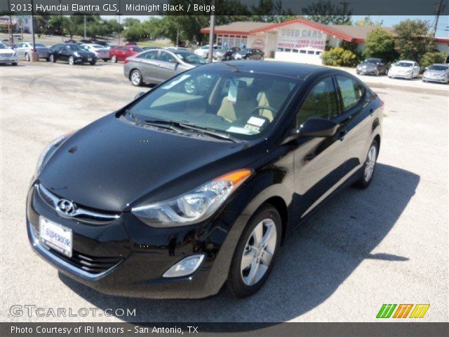 2013 Hyundai Elantra GLS in Midnight Black