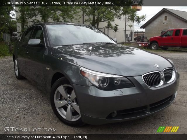 2007 BMW 5 Series 530xi Sedan in Titanium Grey Metallic