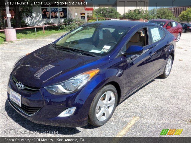 2013 Hyundai Elantra GLS in Indigo Night