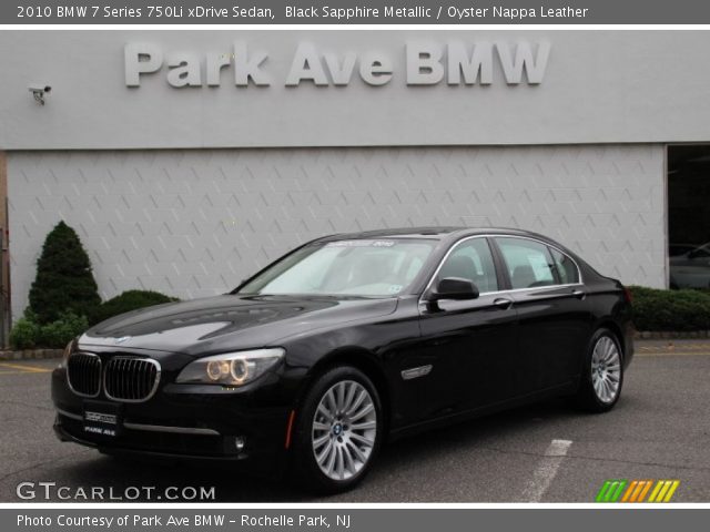 2010 BMW 7 Series 750Li xDrive Sedan in Black Sapphire Metallic