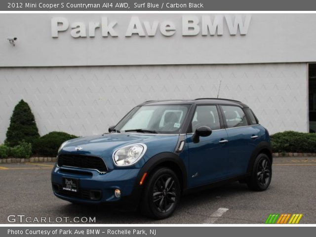 2012 Mini Cooper S Countryman All4 AWD in Surf Blue