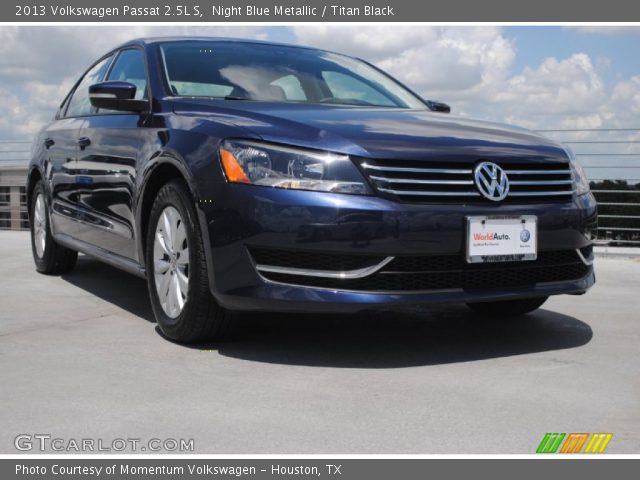 2013 Volkswagen Passat 2.5L S in Night Blue Metallic