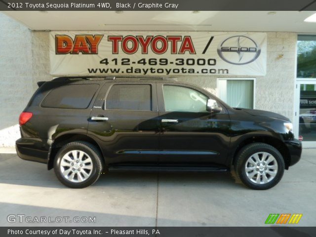 2012 Toyota Sequoia Platinum 4WD in Black