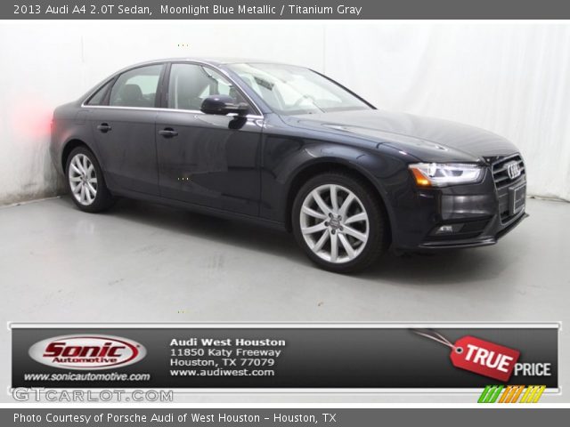 2013 Audi A4 2.0T Sedan in Moonlight Blue Metallic