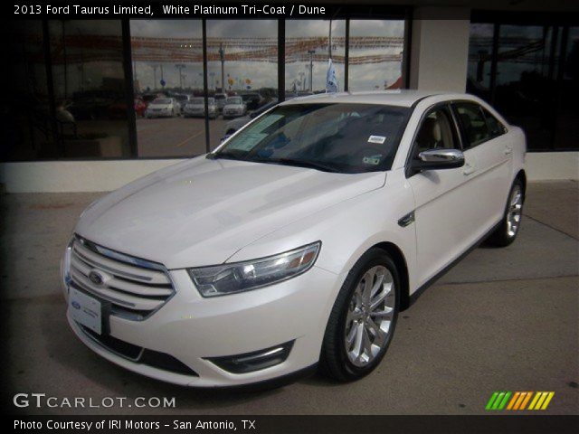 2013 Ford Taurus Limited in White Platinum Tri-Coat