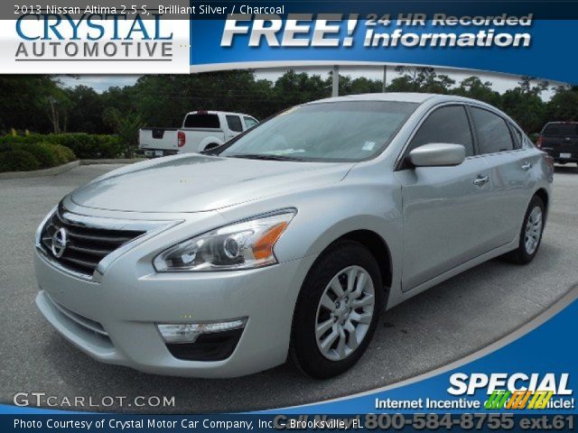 2013 Nissan Altima 2.5 S in Brilliant Silver