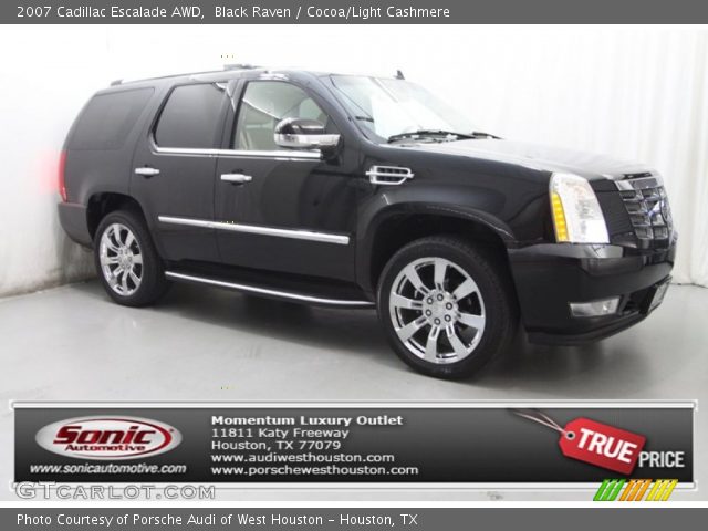 2007 Cadillac Escalade AWD in Black Raven