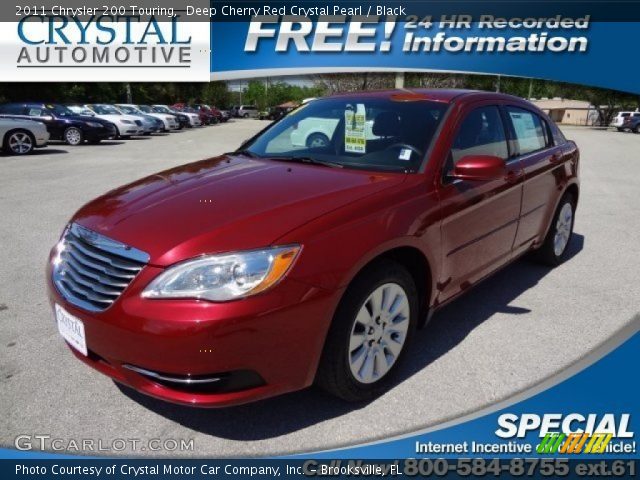 2011 Chrysler 200 Touring in Deep Cherry Red Crystal Pearl