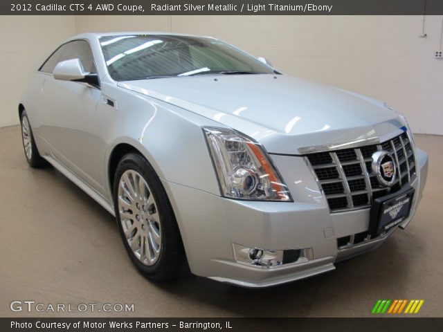 2012 Cadillac CTS 4 AWD Coupe in Radiant Silver Metallic