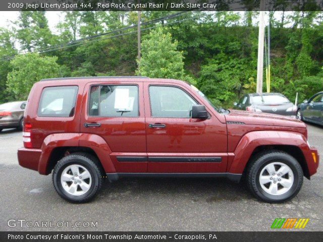 2009 Jeep Liberty Sport 4x4 in Red Rock Crystal Pearl