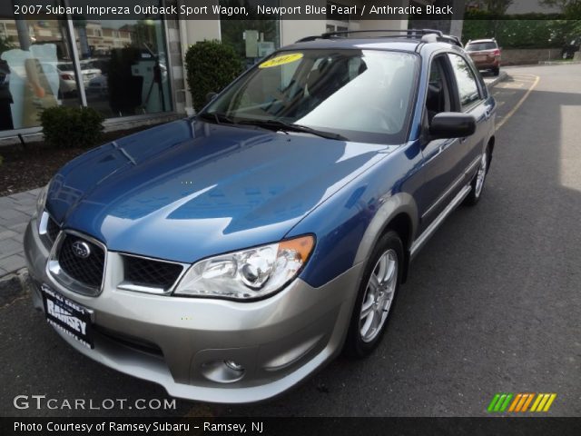 2007 Subaru Impreza Outback Sport Wagon in Newport Blue Pearl