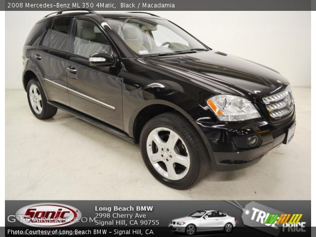 2008 Mercedes-Benz ML 350 4Matic in Black