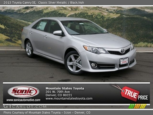 2013 Toyota Camry SE in Classic Silver Metallic