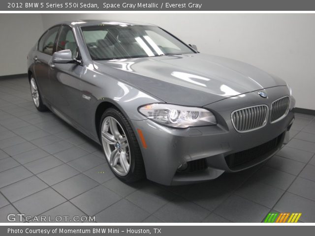 2012 BMW 5 Series 550i Sedan in Space Gray Metallic