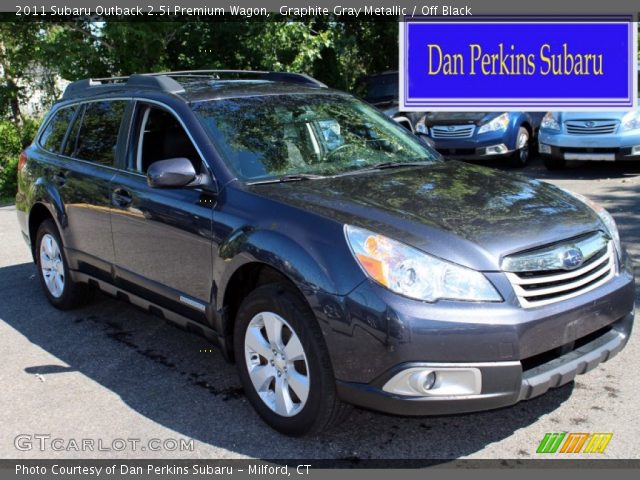 2011 Subaru Outback 2.5i Premium Wagon in Graphite Gray Metallic