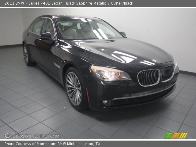 2011 BMW 7 Series 740Li Sedan in Black Sapphire Metallic