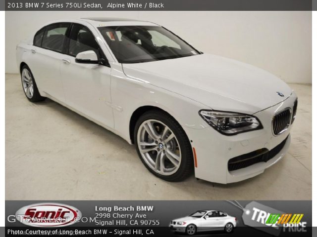 2013 BMW 7 Series 750Li Sedan in Alpine White