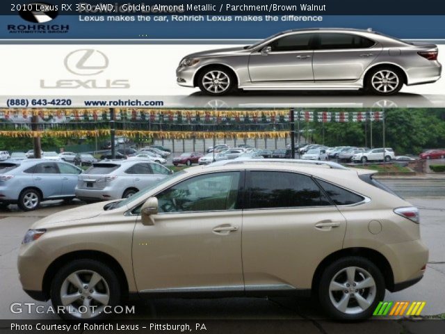 2010 Lexus RX 350 AWD in Golden Almond Metallic