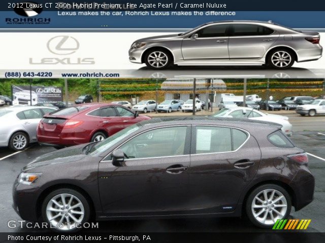 2012 Lexus CT 200h Hybrid Premium in Fire Agate Pearl