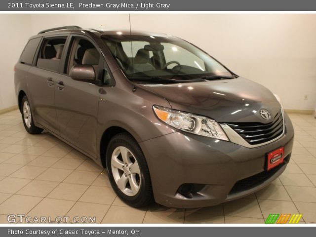 2011 Toyota Sienna LE in Predawn Gray Mica