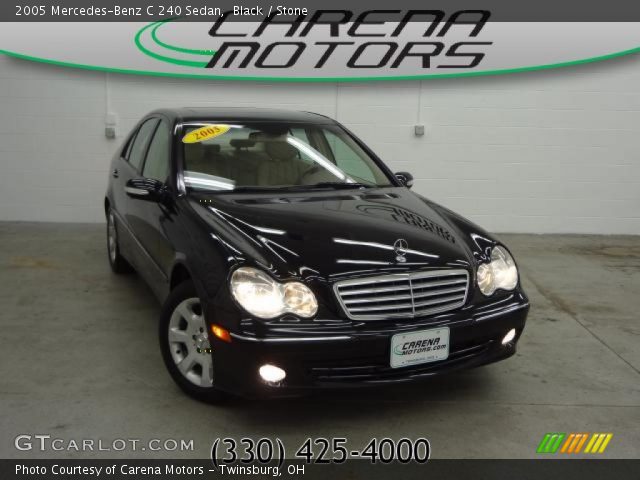 2005 Mercedes-Benz C 240 Sedan in Black