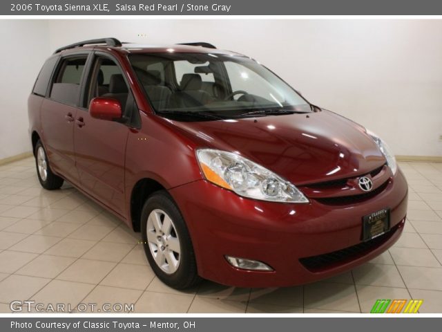 2006 Toyota Sienna XLE in Salsa Red Pearl