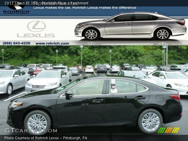 2013 Lexus ES 350 in Obsidian Black