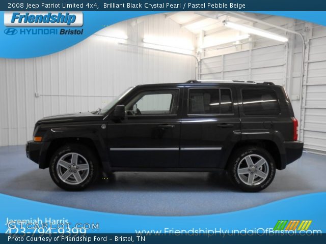 2008 Jeep Patriot Limited 4x4 in Brilliant Black Crystal Pearl