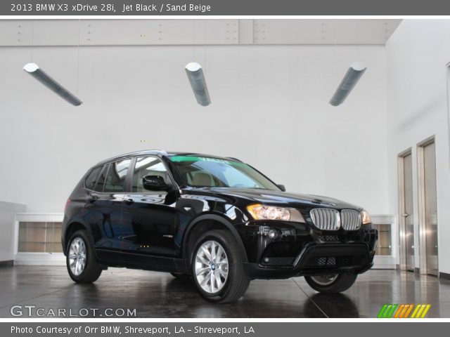 2013 BMW X3 xDrive 28i in Jet Black