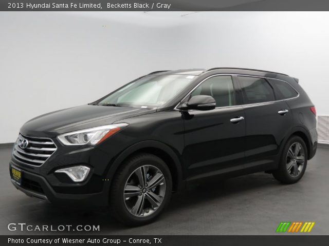 2013 Hyundai Santa Fe Limited in Becketts Black