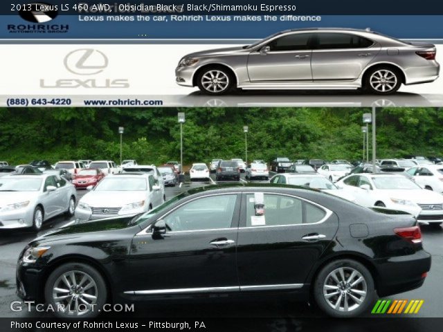 2013 Lexus LS 460 AWD in Obsidian Black
