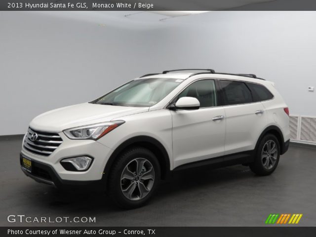 2013 Hyundai Santa Fe GLS in Monaco White