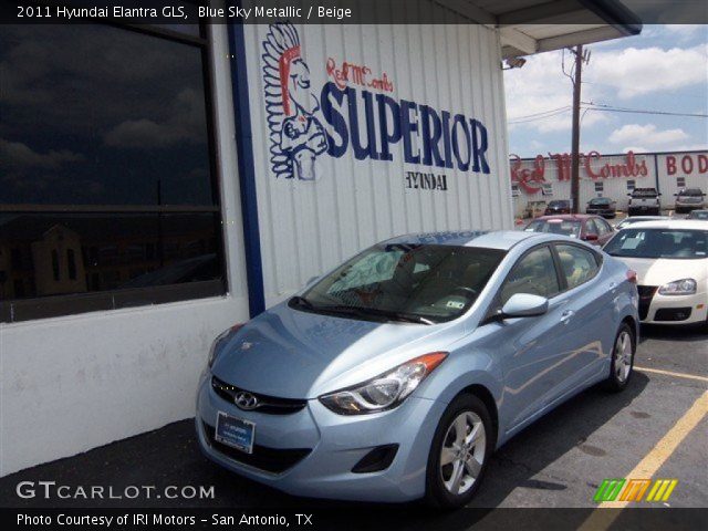 2011 Hyundai Elantra GLS in Blue Sky Metallic