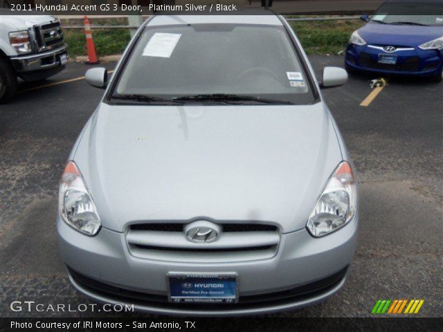 2011 Hyundai Accent GS 3 Door in Platinum Silver