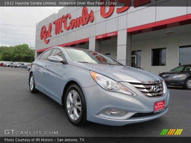 2012 Hyundai Sonata Limited in Iridescent Silver Blue Pearl