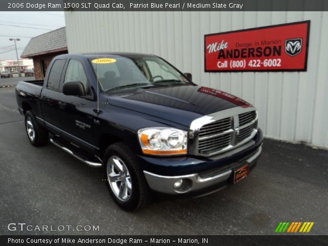 2006 Dodge Ram 1500 SLT Quad Cab in Patriot Blue Pearl