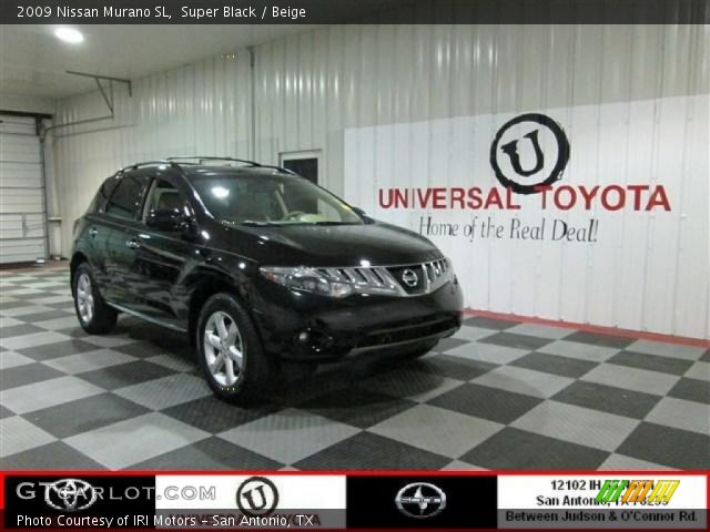 2009 Nissan Murano SL in Super Black