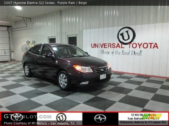 2007 Hyundai Elantra GLS Sedan in Purple Rain