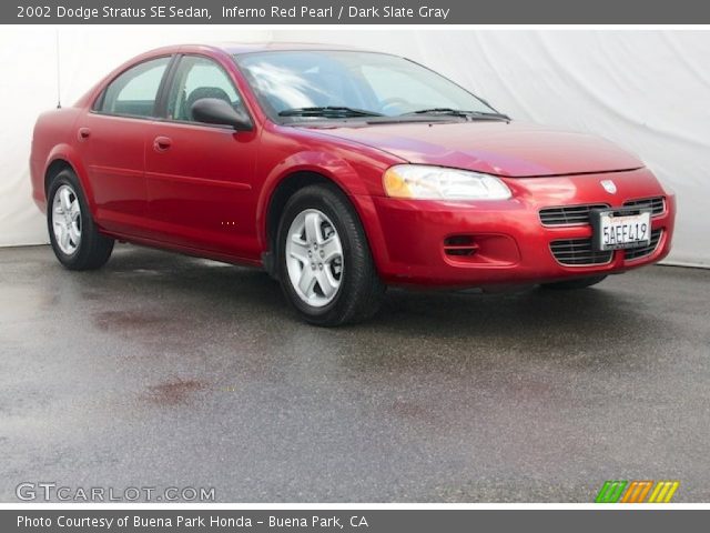 2002 Dodge Stratus SE Sedan in Inferno Red Pearl