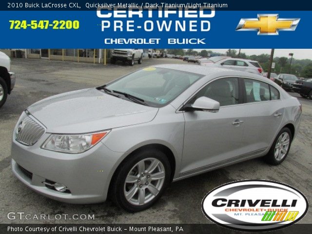 2010 Buick LaCrosse CXL in Quicksilver Metallic