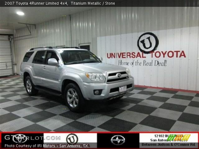 2007 Toyota 4Runner Limited 4x4 in Titanium Metallic